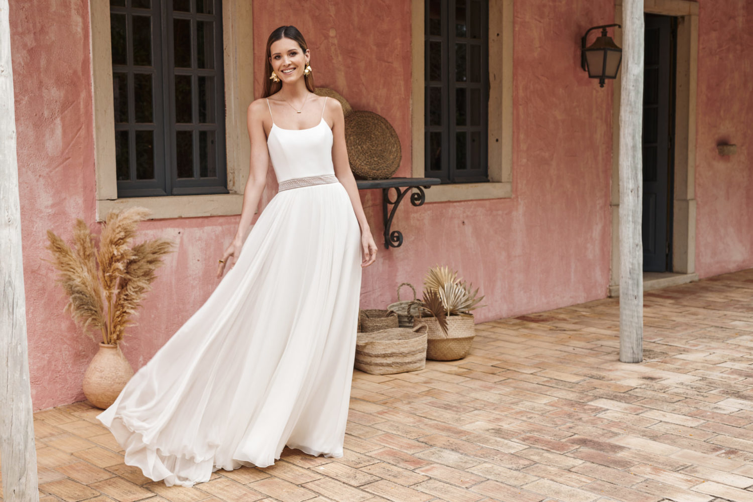 Свадебные Платья На Тонких Бретельках фото 7